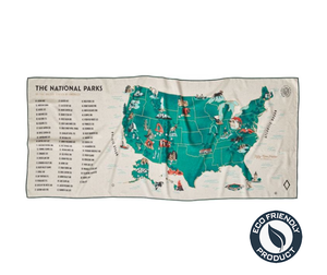 Nomadix - 59 Parks US Map Towel