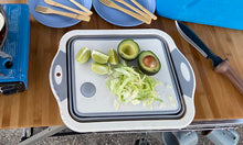 Load image into Gallery viewer, Collapsible Sink and Cutting Board Combo
